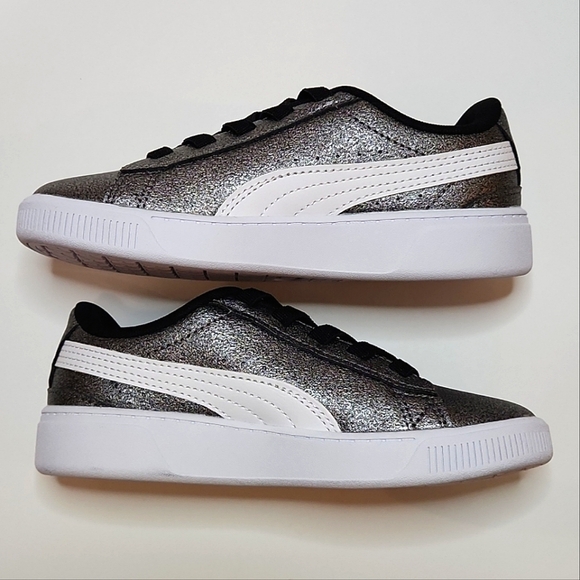 Puma Stretch Lace Slip-On Silver Sneakers, Size 13 ~ NWOT - Picture 5 of 9